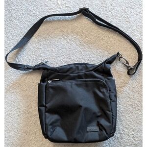 Black Tracker Cross-body Bag